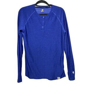 Meriwool Layers Men's Medium Base Layer Henley Long Slv Top Merino Wool 190g